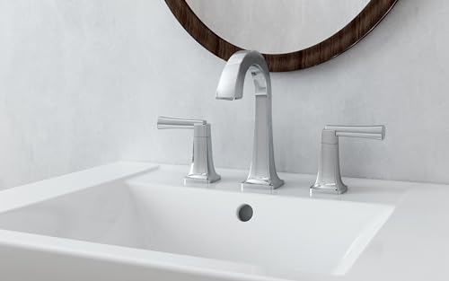 American Standard 7353801.002, Townsend 8-Inch Widespread 2-Handle Bathroom Faucet for Bathroom Sink, 1.2 GPM, Chrome - color: Polished Chrome