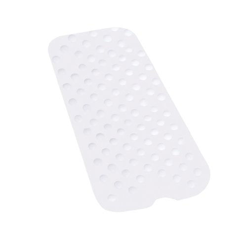 Drive Medical Bathtub Mat, White, Large Size, Non-Slip Design | Bathtub Mat Offers Slip-Resistant Surface for Safe Everyday Bathing Support, White, Large Size Design