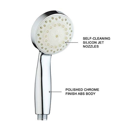 KAIREY Led Shower Head with Handheld 7 Color Changing Automatically Light Up Shower Head Polished Chrome with 60 Inches Stainless Steel Hose and Adjustable Bracket - style: Classic