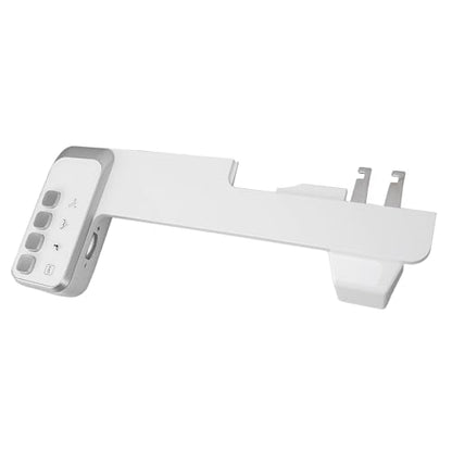 Bidet Attachment Adjustable Water Pressure Dual Nozzle Ultra Slim Toilet Seat Attachment, Non Electric Bidet with One Key Quick Disassembly for Home Bathroom Use