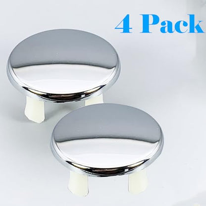 4 Pieces Bathroom Basin Sink Overflow Cover Rings Sink Overflow Ring Hole Round Basin Trim Drain Cap Cover for Kitchen Bathroom - color: Single layer