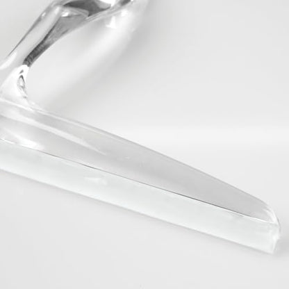 iDesign Bathroom Plastic Shower Squeegee, Clear, Set of 2 | Wall Hook Included - color: Clear, style: Pack of 2