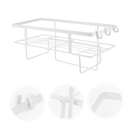 ULTECHNOVO Toilet Shelf Over The Toilet Shelf Bathroom Rack Iron Organizer Easy Install