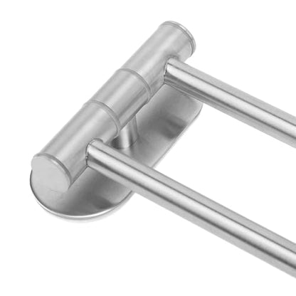 Swivel Towel Rack, Swing Out Towel Bar Arm Swivel Hanger Wall Mounted Holder Stainless Steel Brushed Finish for Bathroom Kitchen (2 Arm)