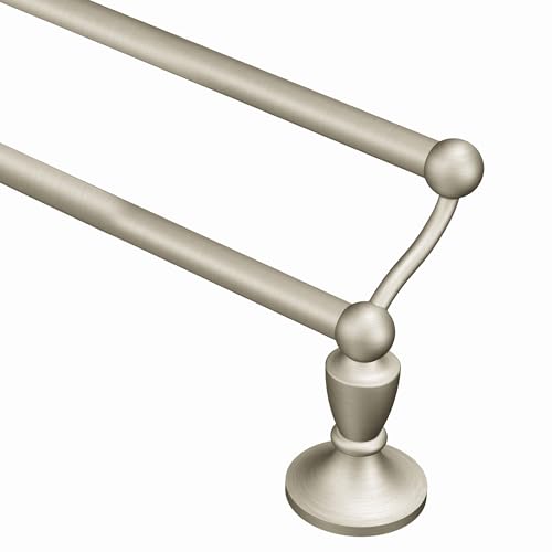 Moen DN8222BN Wembley 24-Inch Double Towel Bar, Brushed Nickel
