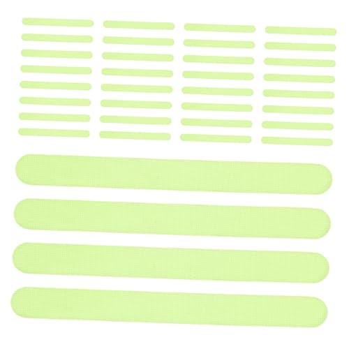 INOOMP Luminous Anti-Slip Shower Strips Waterproof Bathtub Stickers Safety Tape for Elderly, 12 Pieces 2x20cm Non-Skid Bathroom Flooring Tape