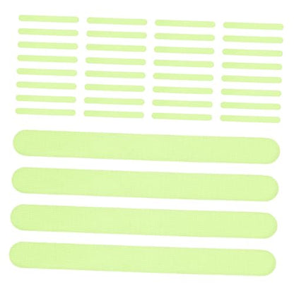 INOOMP Luminous Anti-Slip Shower Strips Waterproof Bathtub Stickers Safety Tape for Elderly, 12 Pieces 2x20cm Non-Skid Bathroom Flooring Tape