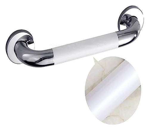 Grab Rails Bath Wall Attachment Handrails,Grab Bar Rails Bathroom Grab Bar, Round Armrests, Wall-Mounted Straight Hair Towel Rack, Sturdy Brass Shower Safety Handle for B