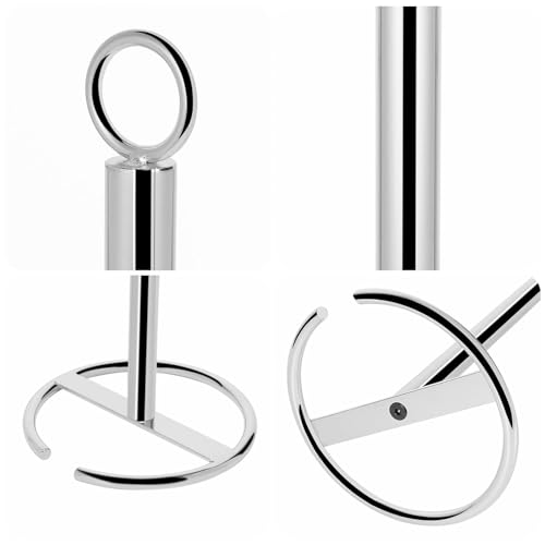 NearMoon Bath Toilet Paper Holder Stand, Freestanding Tissue Paper Storage with Reserve, Space Toilet 4 Rolls Holder for Bathroom/Kitchen Countertop-All Metal (2 Pack, Chrome Finish) - color: Chrome Finish