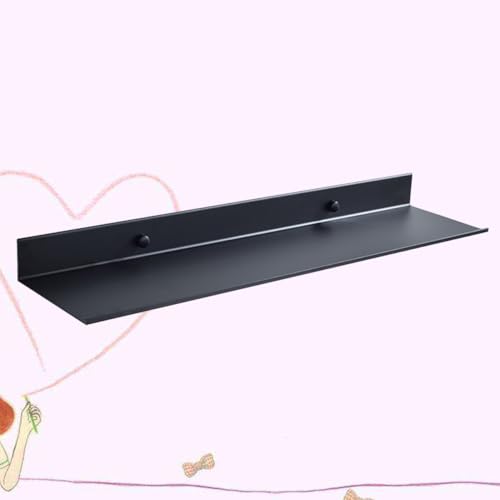 MAGICLULU Black Over-the-Toilet Storage Rack Bathroom Shelf Wall Mount Rustproof Floating Shelves Space-Saving Shelving