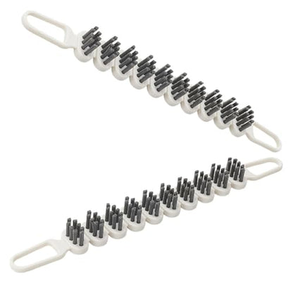 Uonlytech Bendable Cleaning Brush 10.39In Flexible Crevice Tool with Soft Bristles for Narrow Gaps Corners and Small Details Household Car Use 2-Pack