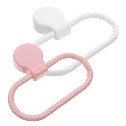 2Pcs Self Adhesive Towel Rings for Bathroom Wall No Drill Hand Towel Holder Kitchen Towel Rack Easy Installation Towel Hanger for Home Decor