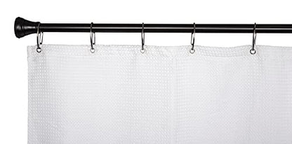 Shower Rings, Shower Curtain Rings for Bathroom, Rustproof Zinc Shower Curtain Hooks Rings, Set of 12 (Oil Rubbed Bronze) - color: Oil Rubbed Bronze