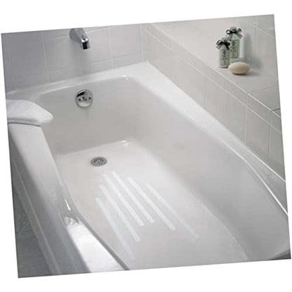 36pcs Non Slip Bath Safety Stickers Transparent Adhesive Treads for Bathtubs Showers Stairs Floors Skid Strips - size: 36 Pcs