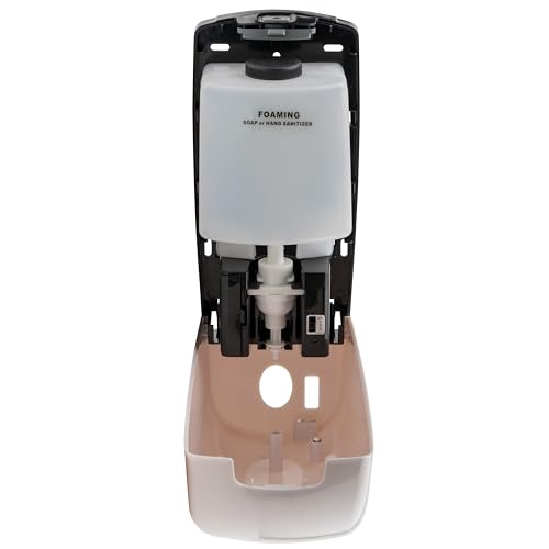 Winco 1000ml White Pur-Clean Automatic Foam Soap Dispenser | Automatic dispensing, Adjustable settings, Refillable chamber, Easy mounting - color: White, style: Auto Foam
