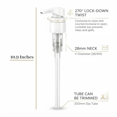 Universal Shampoo/Conditioner Dispenser Pump for Bottles, Leak Proof, Pump Top (Black - Pack of 4) - color: Black - Pack of 4