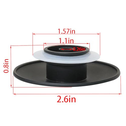 1PCS All-Copper 66mm Cover with Rubber Ring Button for Sink Drainage Sink Plug Replacement pop Out and Button for Replacing Bathroom Sink Baffle
