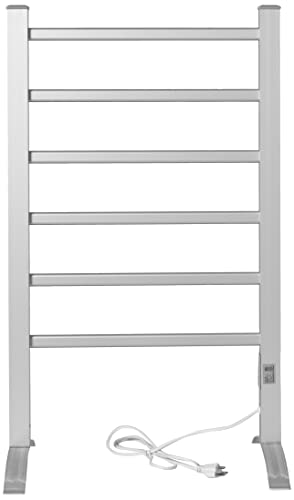 PA002T Towel Warmer Drying Rack with Timer, Brushed Chrome Color