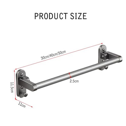 Shower Grab Bar, Bathroom Grab Bar, Foldable, Non-Slip Texture, Suitable for Shower and Bathtub(Gray,L-50CM) - color: Gray, size: L-50CM