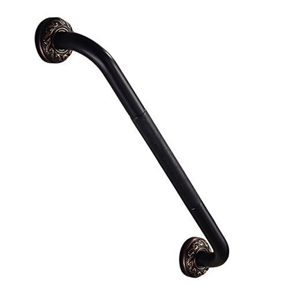 20-Inch Grab Bar Featuring Anti-Slip Handrail, Solid Brass, Oil Rubbed Bronze, Heavy-Duty Construction Armrest, Bathroom Bathtube Shower Safety Rail - color: Xn, size: 20 Inch (Pack of 1)