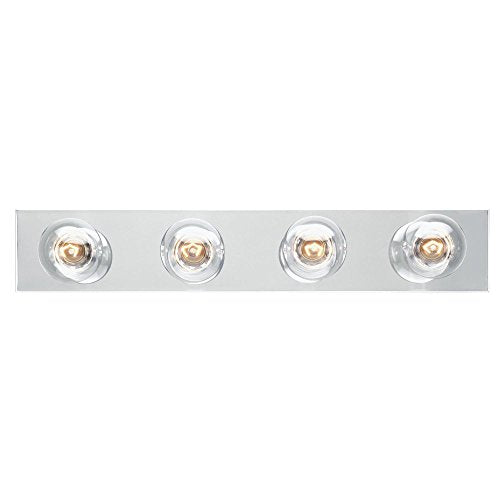 Westinghouse 6641100 Four-Light Bath Bar, Chrome - color: Chrome, size: 4-Light