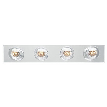 Westinghouse 6641100 Four-Light Bath Bar, Chrome - color: Chrome, size: 4-Light
