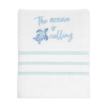 Avanti Linens - Hand Towel, Soft & Absorbent Bathroom Essentials, Sealife Home Decor (Ocean Friends Collection) - size: Hand Towel