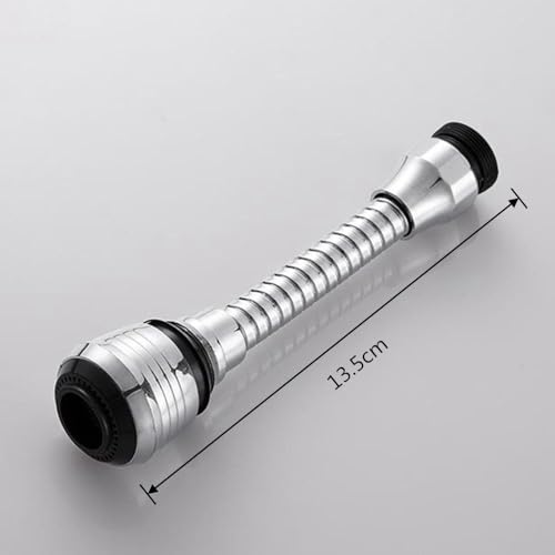 2Pcs Kitchen Faucet Extender Universal Faucet Spray Head 360° Swivel Adjustable Nozzle Spout for Bathroom Kitchen Tap Nozzle Filter Adapter