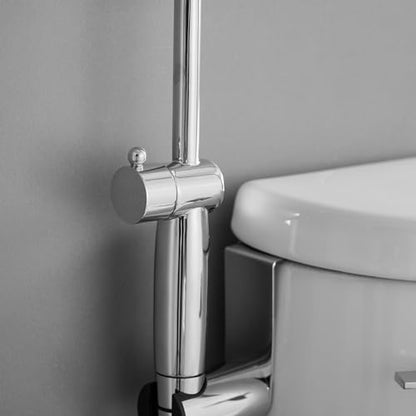 Chrome Bidet Sprayer Set,Handheld Bidet Taps | Attachment for Toilet,Solid Brass,Adjustable Water Pressure,Multi-use Sprayer for Feminine Care,Cloth Diaper & Pet Washing - color: Polished Chrome