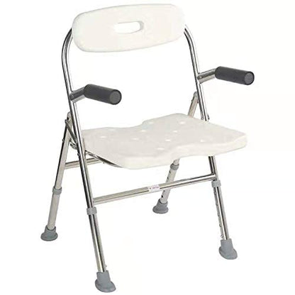Elderly Assis Medical Shower Bath Seat Adjustable Shower Chair Portable Bath Seat Shower Chair Seat Bench for Seniors Disabled Injured with Handle - color: Shower Chair 202-8f