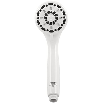Aqua Vista 3-Spray Handheld Shower Head, White, WaterSense Certified | 60 in. No-Kink Hose, Rub-Clean Nozzles, 2X Water Coverage, Reduces Water Use Up to 20%, Limited Warranty, Spa Shower Head