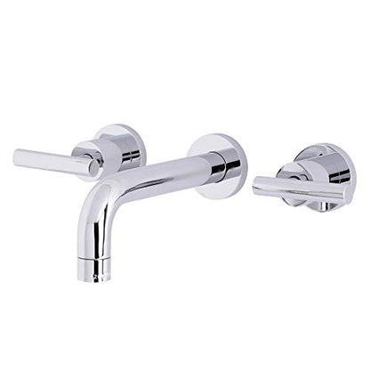 Kingston KS8121CML Wall Mount Bathroom Faucet, Polished Chrome - color: Polished Chrome