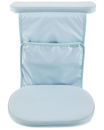 Skip Hop Baby Bath All-in-One Cushioned Elbow Saver & Kneeler Pad Set with Height-Adjustable Design and Quick-Dry Material, Wave - color: Wave Elbow Saver and Kneeler