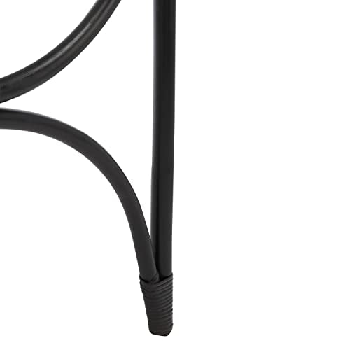 SAFAVIEH Home Collection Kino Black Solid Wood 3-Tier Leaning Towel Hanger (Fully Assembled) - color: Black