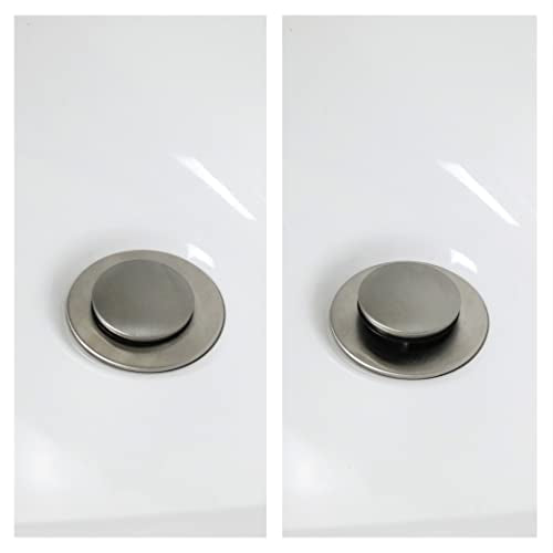 Danco Bathroom Sink Pop-Up Stopper, Brushed Nickel (11042) - color: Brushed Nickel, size: No Size