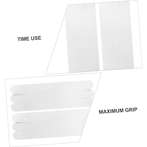 Healifty 6pcs Slip Strips for Boys and Girls Bathroom Bath Tub Safety Non-Slip Stickers for Bathtub Stairs Floors Bath Accessories - size: 6 pcs