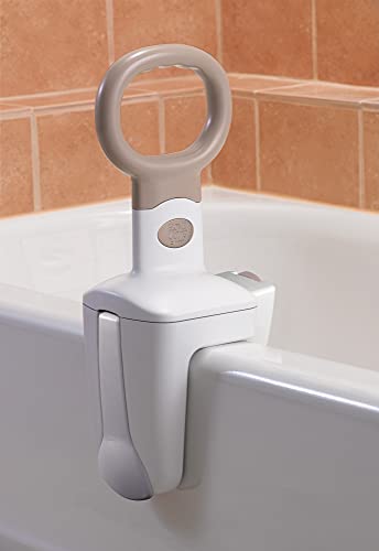 Moen DN7175 Bath Safety Adjustable Tub Grip, Glacier