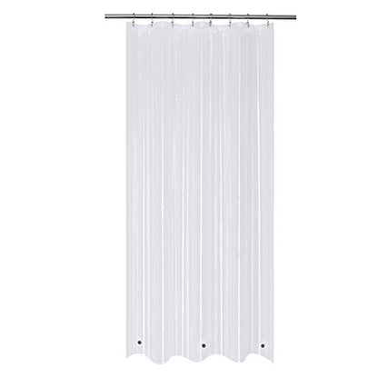 48x84 Stall Size Shower Curtain Liner Clear | 3 Bottom Magnets,8 Rustproof Grommets,Water Proof Heavy Duty PEVA,48W x 84H for Shower Stall Extra Long Size - color: Clear, size: 48"W x 84"L (Pack of 1)