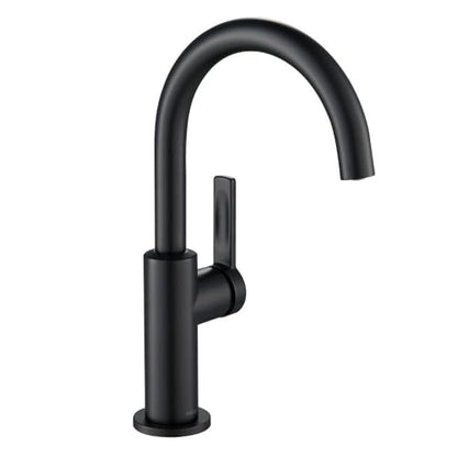 KRAUS Oletto Single Handle Kitchen Bar Faucet in Matte Black, KPF-2822MB - color: Matte Black, style: Bar Faucet