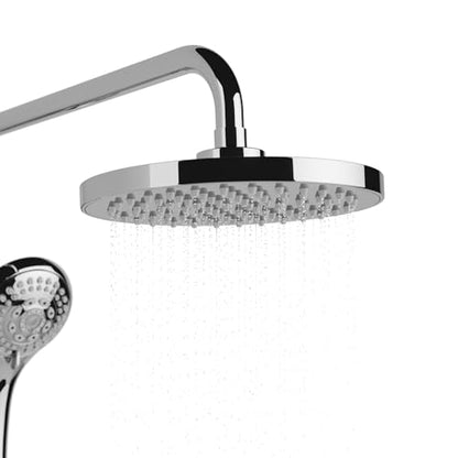 Lanikai Rain Shower Head with Handheld Spray Combo - 1028-CH-1.8GPM, Polished Chrome - 8" Rain Showerhead with Handheld Sprayer, 3 Spray Jets, 5-Function Rainfall Shower Head with Hose, 1.8 GPM - color: Polished Chrome, size: 1.8 GPM