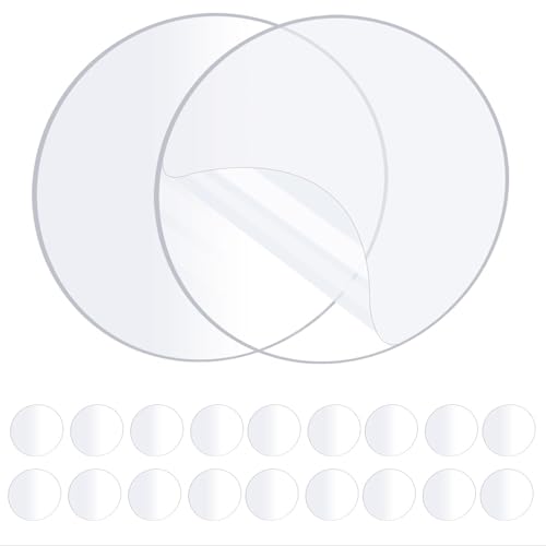 ZOMPAGO Heavy Duty Double Sided Mounting Circle Tape Picture Hanging 20PCS | Waterproof, strong high strength adhesion, removable no residue, shower applicable, durable wall mounting adhesive dots - size: 20PCS（Circle）