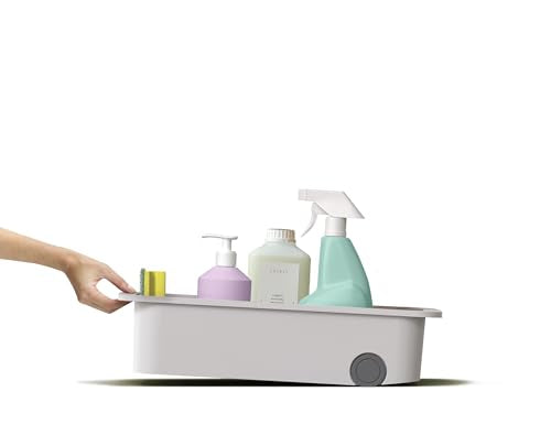 Joseph Joseph CupboardStore Easy-Access Wheeled Storage Caddy – Under-Sink Kitchen Organizer, Made from Recycled Plastic - size: Regular