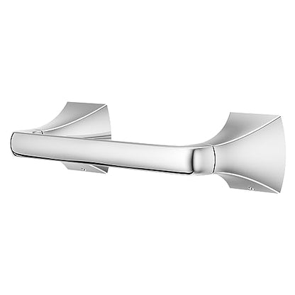 Pfister Bruxie Toilet Paper Holder, Bathroom Tissue Roll Holder, Wall-Mounted, Screw-in, Polished Chrome Finish, BPHBIE0C - color: Polished Chrome