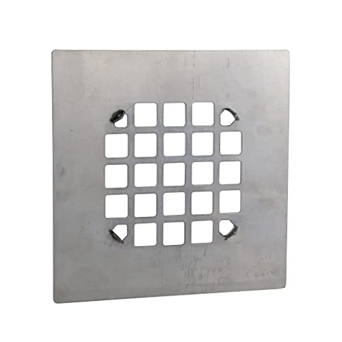 Danco Square Snap-in Shower Drain Cover in Chrome, (11034) - color: Chrome, size: Square [Pack of 1], style: Square