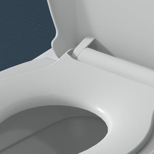 Toilet Seat Round Quick Release, Easy Installation & Release, Safe PP Material Easy Clean, Comfortable Ergonomic Design - size: Round-M03