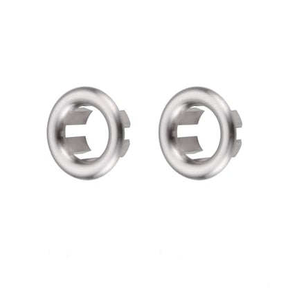 Sink Overflow Ring Brushed Nickel: ARCORA 2 Pack Bathroom Kitchen Sink Basin Trim Overflow Cover Hole Insert Cap - color: Brushed Nickel-2 Pack