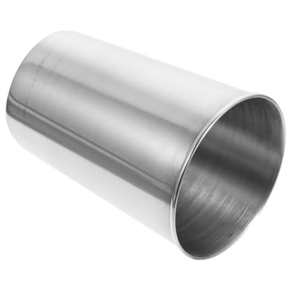 Healifty Stainless Steel Water Cup 180ml Silver Tumbler for Bathroom Sturdy and Versatile Drinking Cup for Home Use or Travel