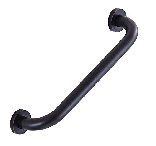 ELLO&ALLO Oil Rubbed Bronze Bathroom Shower Grab Bar, Home Care Bath Hardware (16 Inch) - color: Oil Rubbed Bronze, size: 16 Inch