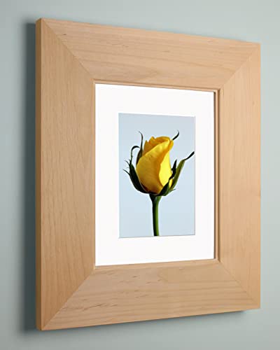 11x14 Concealed Picture Frame Medicine Cabinet Without Mirror for Bathroom, Recessed, Made in North America, Real Wood, NO MDF, Adjustable Shelves, Hidden, Unfinished Flat - color: Unfinished Flat, size: 11x14