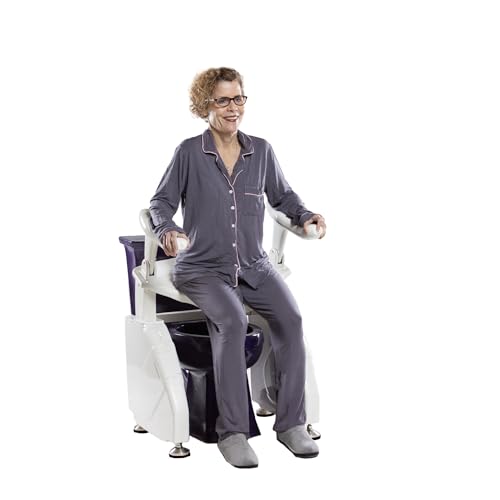 Dignity Lifts DL2 Deluxe Toilet Lift, Electric Powered, 300 lb Capacity, White
